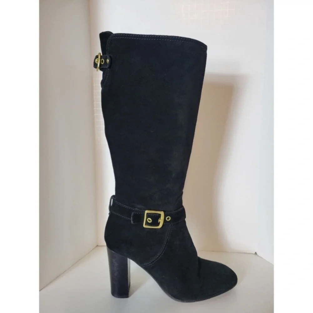 Coach Beverly Boots, tall suede boots - Picture 1 of 8
